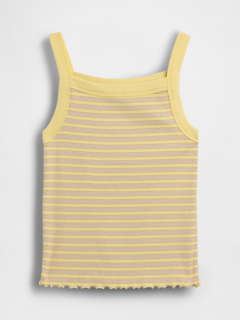 Kids Rib Square-Neck Tank Top