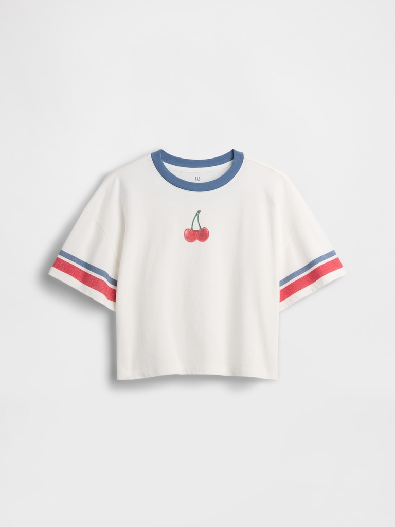 Kids Oversized Graphic T-Shirt