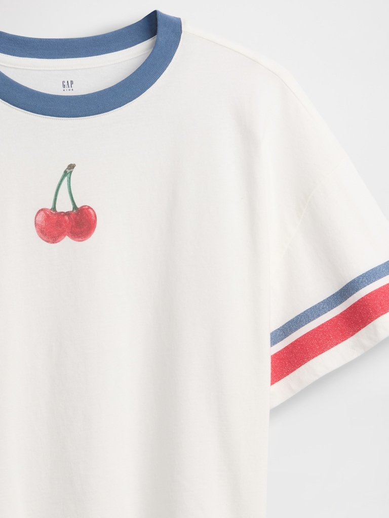 Kids Oversized Graphic T-Shirt