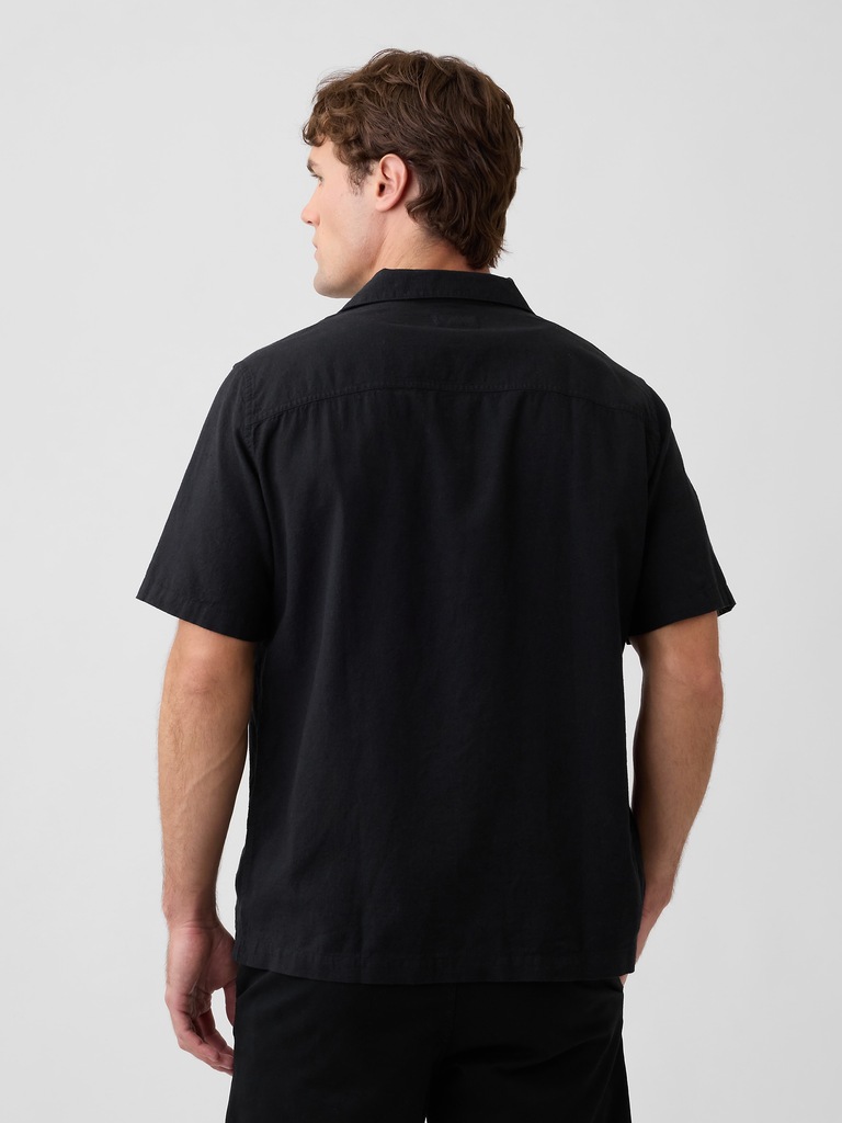 Linen-Blend Vacay Shirt in Standard Fit