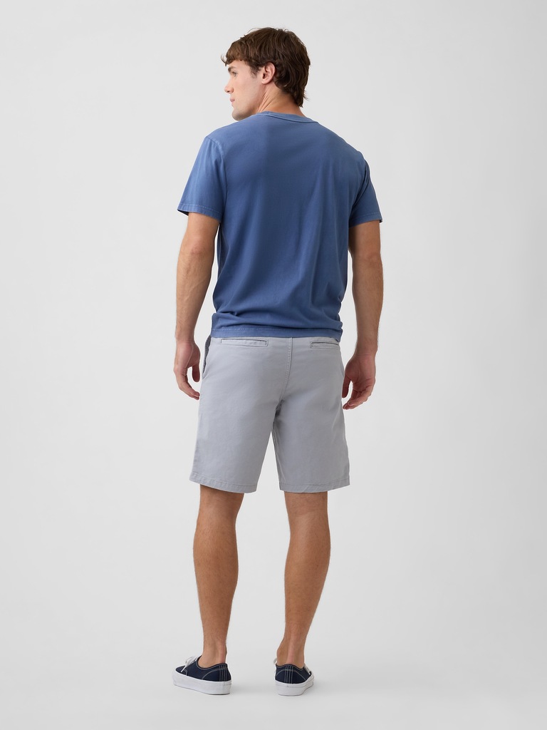 9" Essential Khaki Shorts