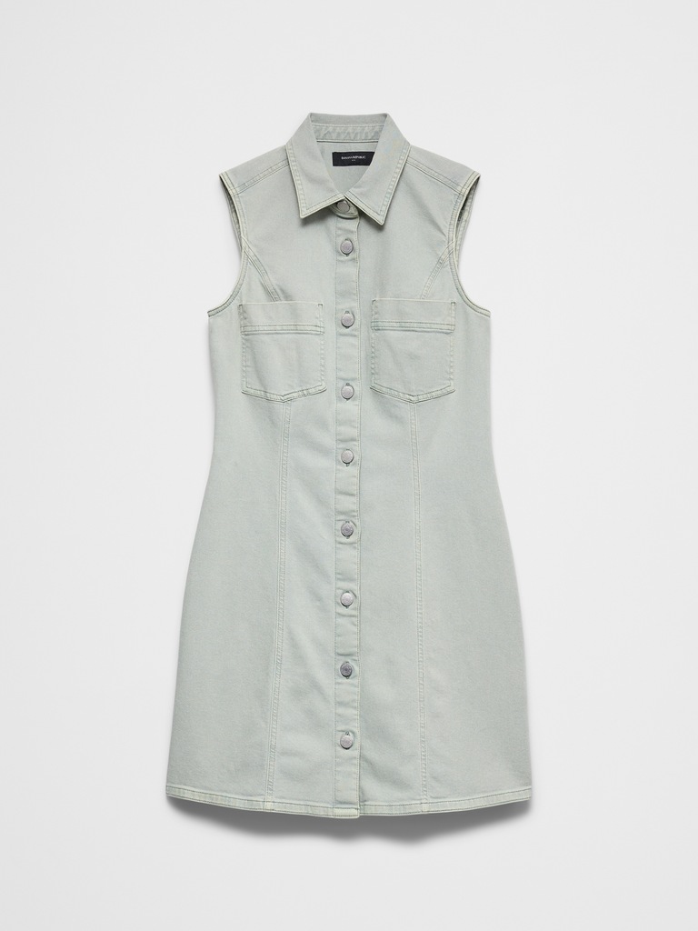 Denim Mini Shirtdress