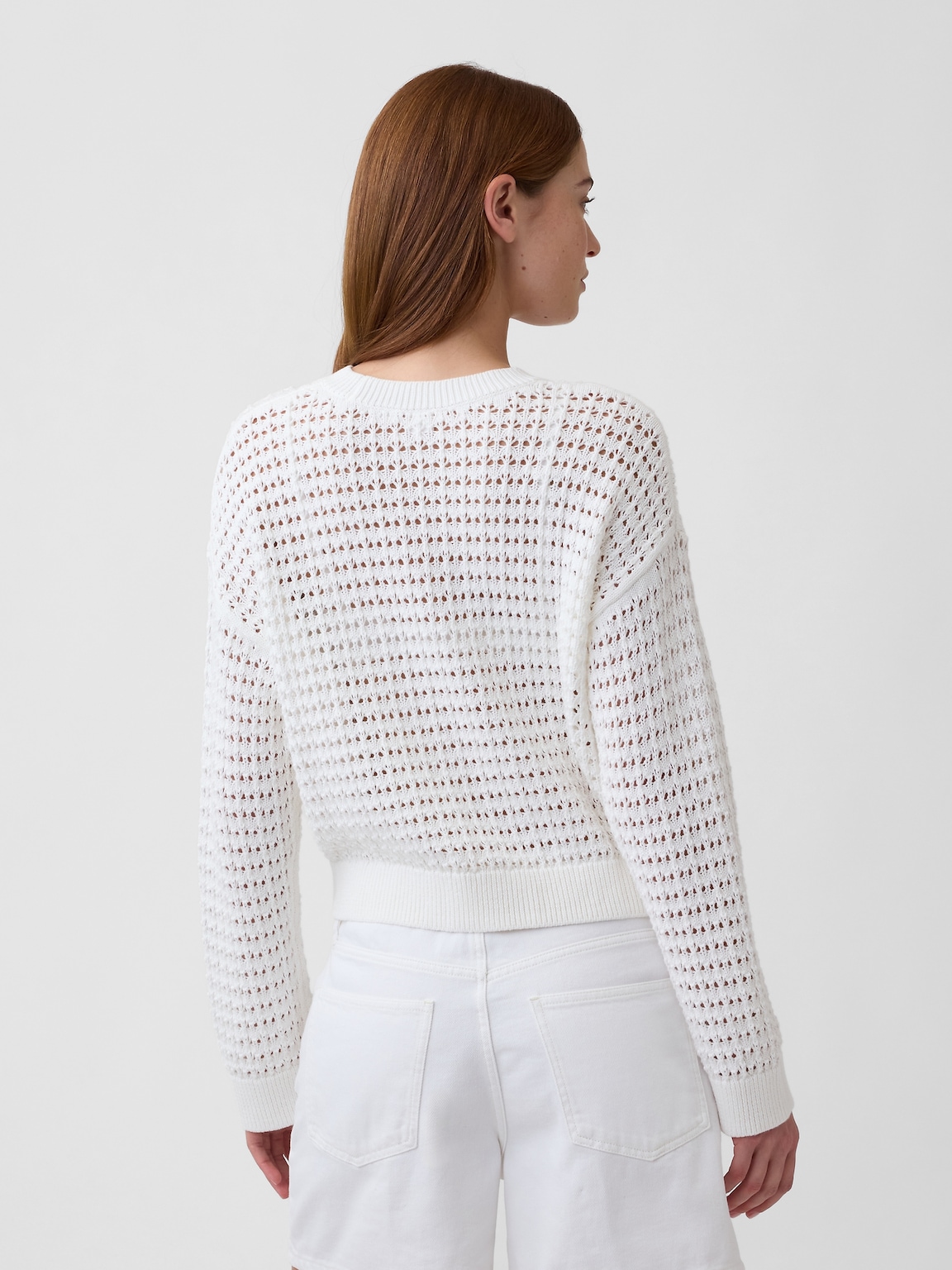 Oversized Crochet Sweater