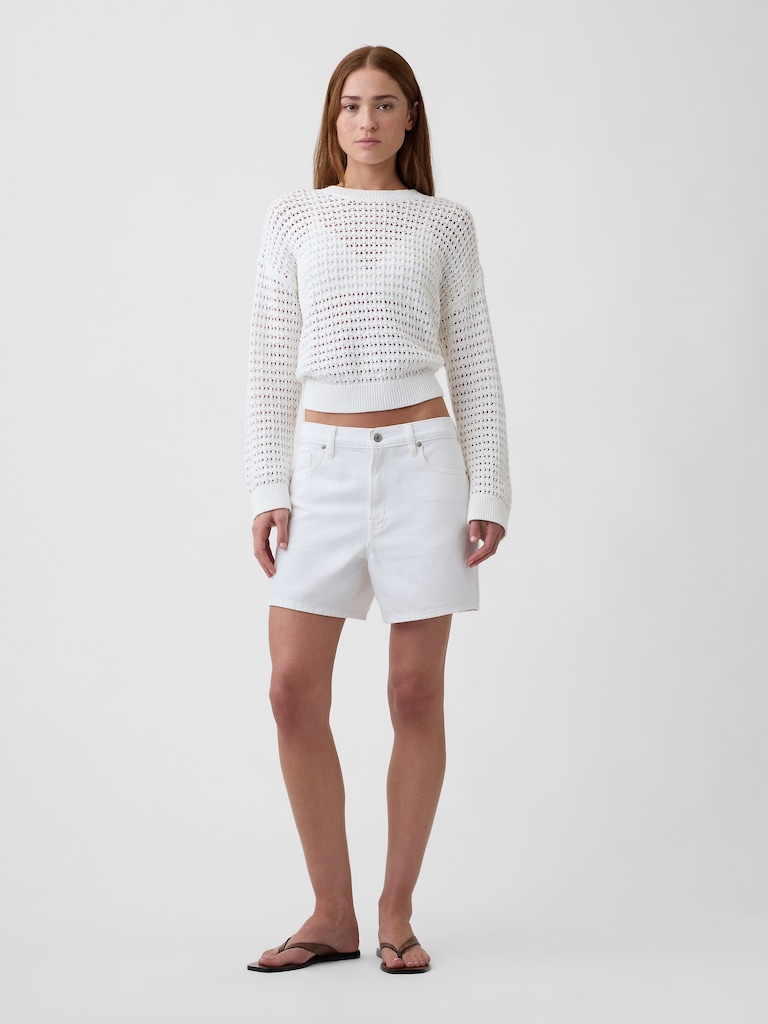 Oversized Crochet Sweater