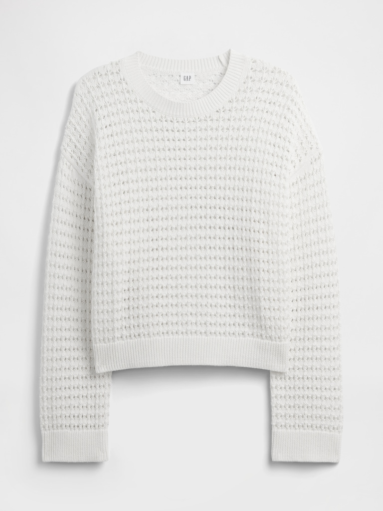 Oversized Crochet Sweater