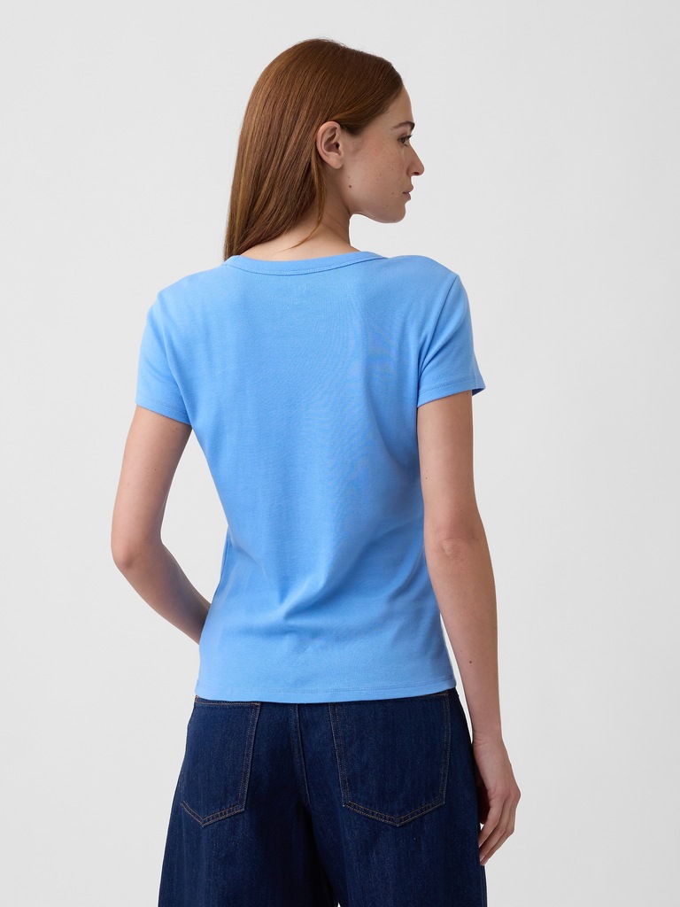 Modern Ribbed Ringer T-Shirt