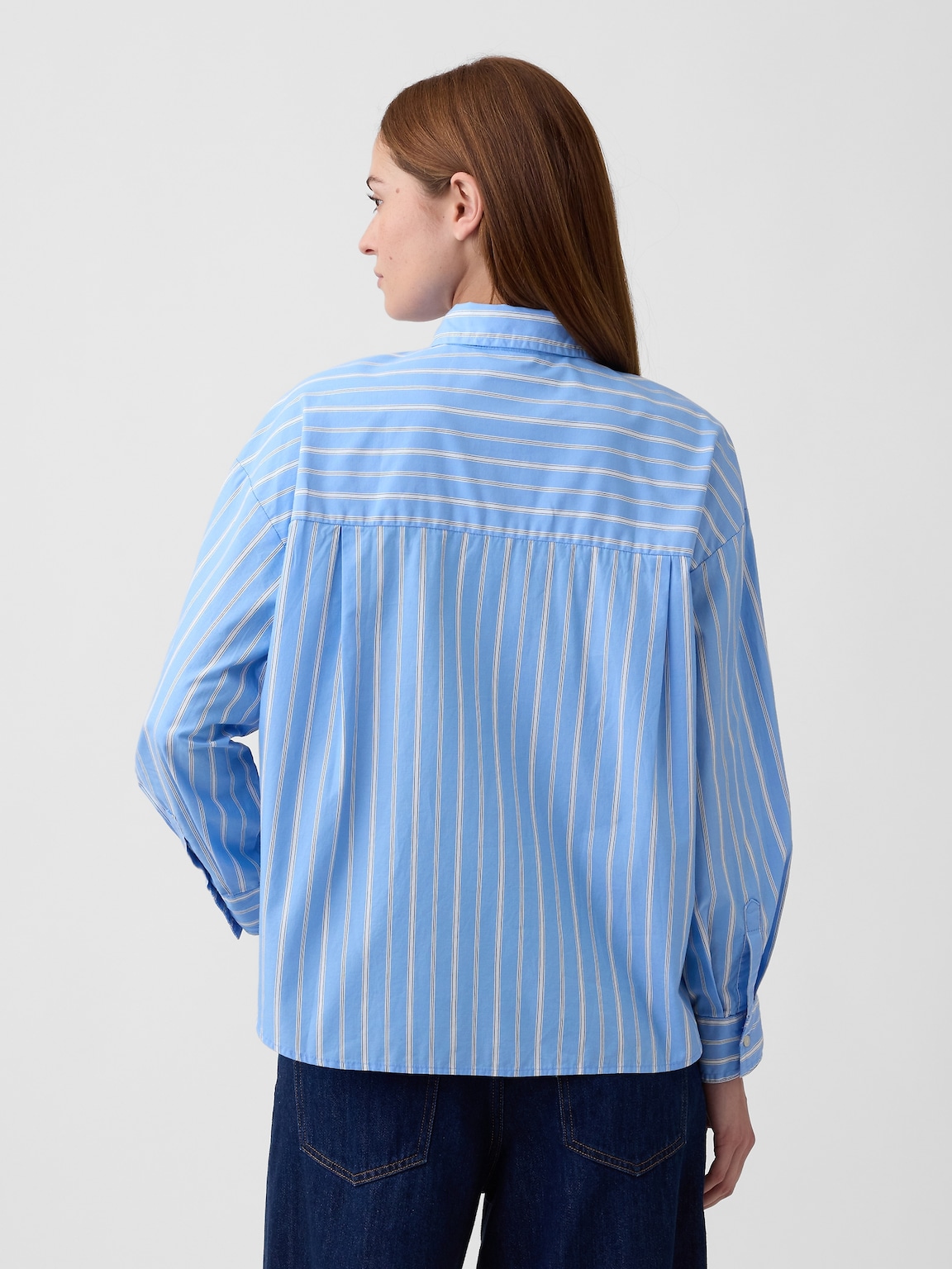 Oversized Shirt in Poplin