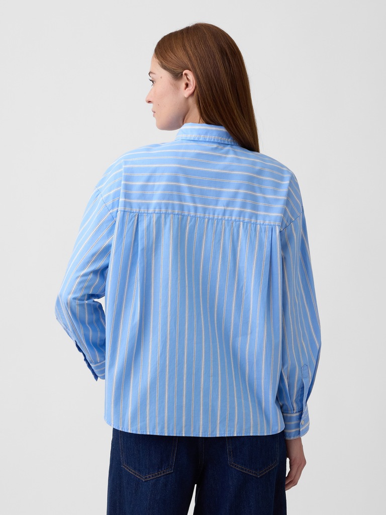 Oversized Shirt in Poplin