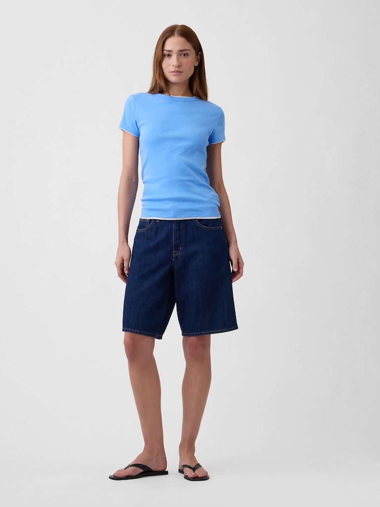Modern Ribbed Ringer T-Shirt