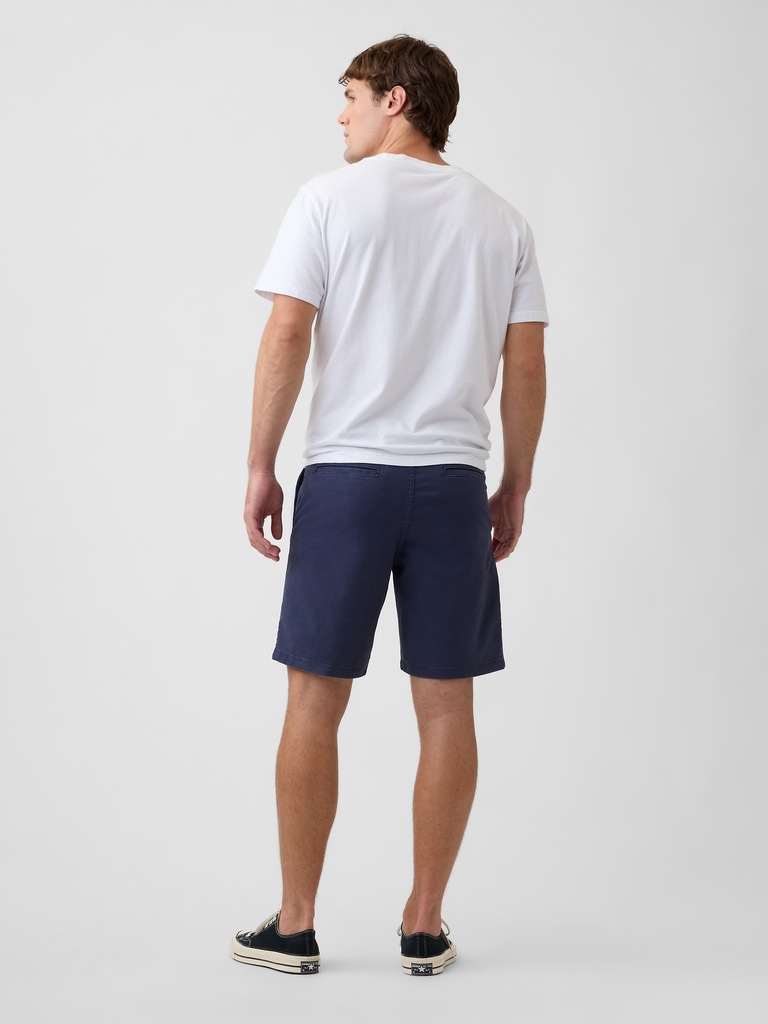 9" Essential Khaki Shorts