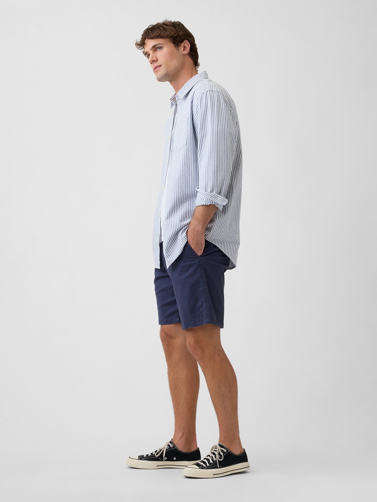 9" Essential Khaki Shorts