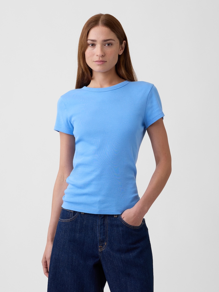 Modern Ribbed Ringer T-Shirt