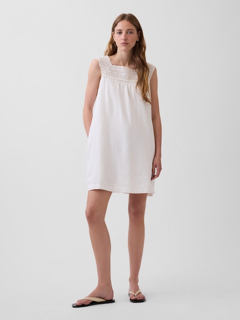 short white mini dress Josie Mini Dress