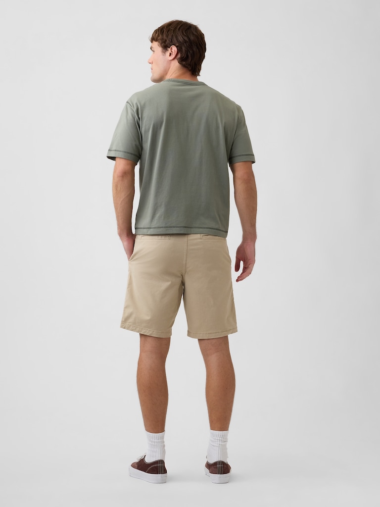 9" Essential Khaki Shorts