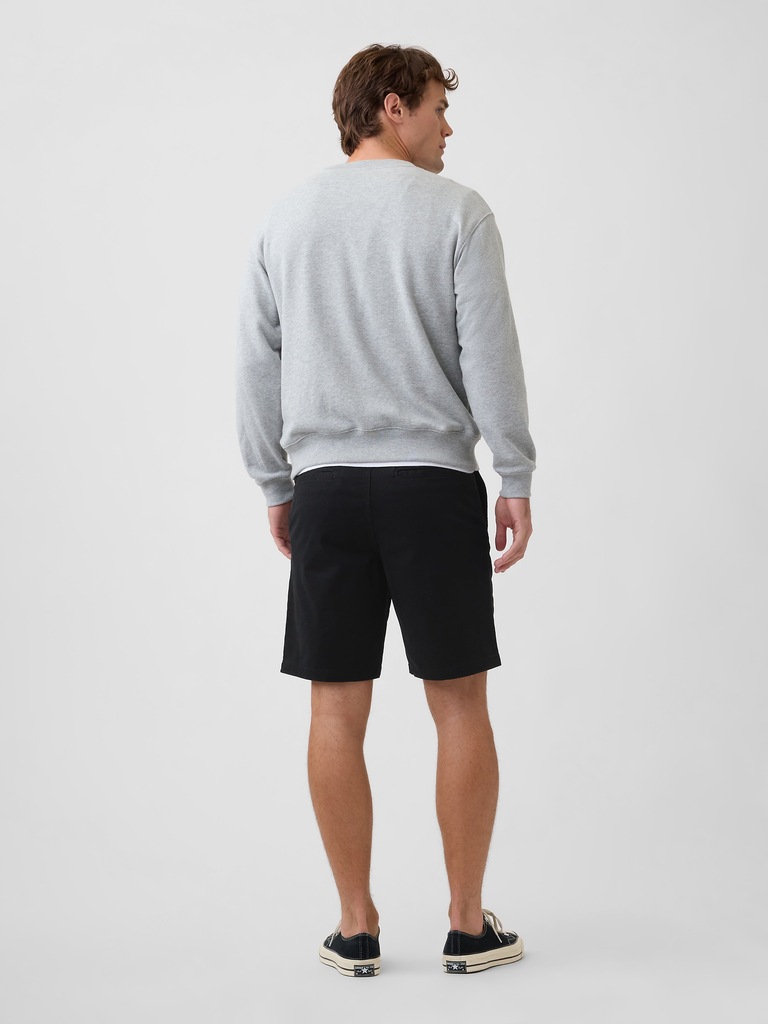 9" Essential Khaki Shorts