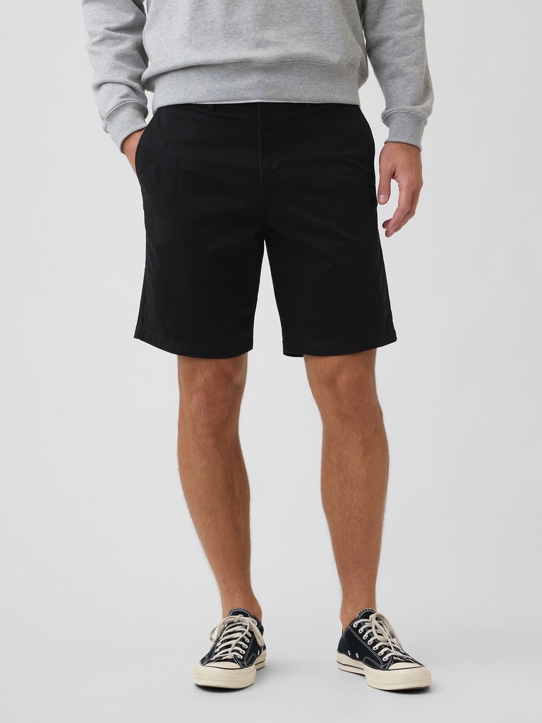 9" Essential Khaki Shorts
