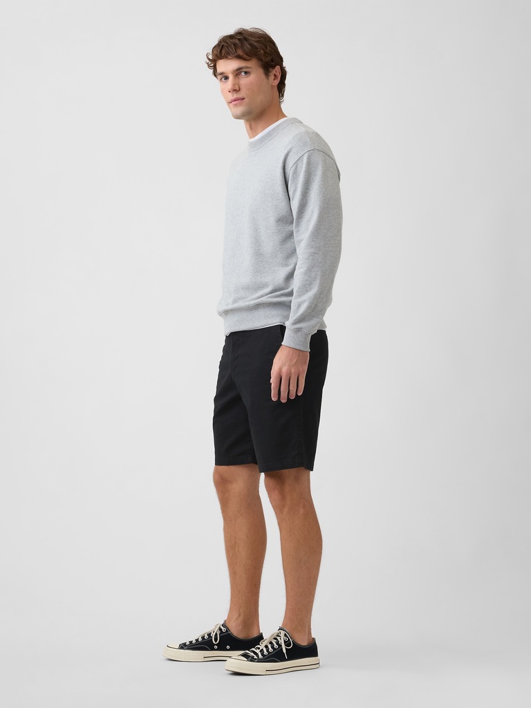 9" Essential Khaki Shorts