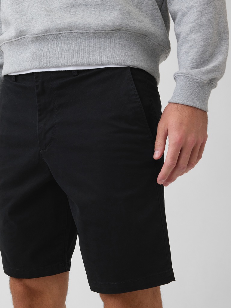 9" Essential Khaki Shorts