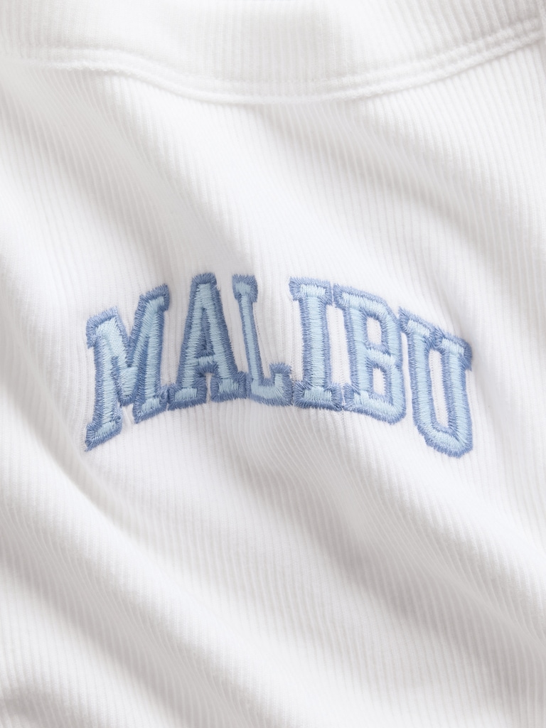 Kids Rib Square-Neck Tank Top