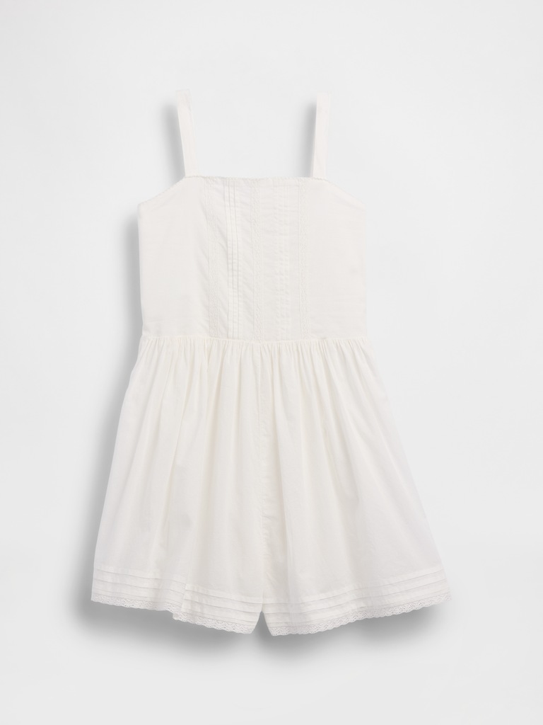 Kids Lace-Trim Romper