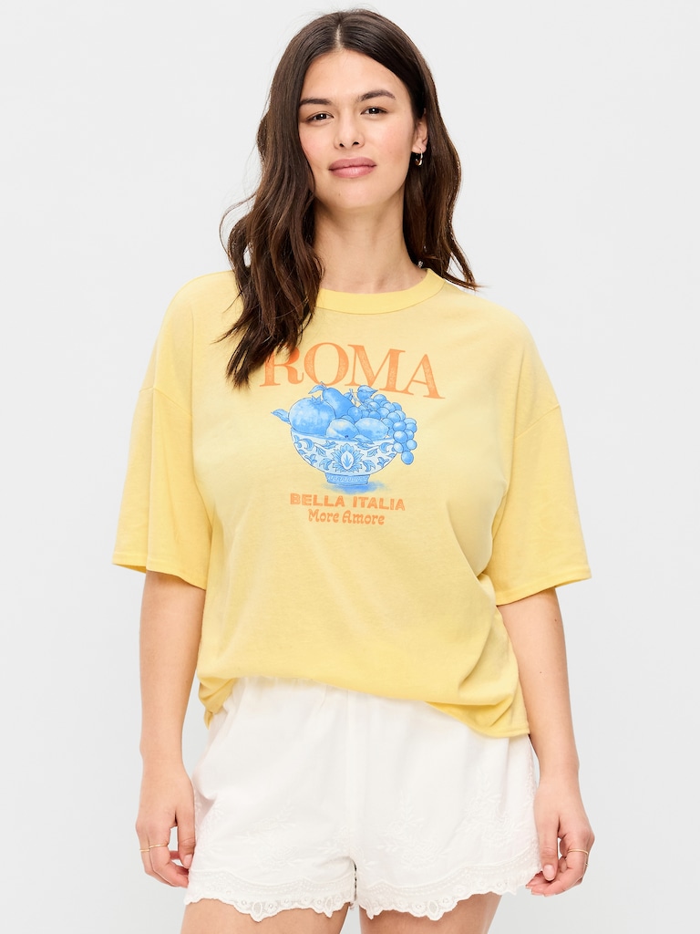 Short-Sleeve Loose Graphic T-Shirt