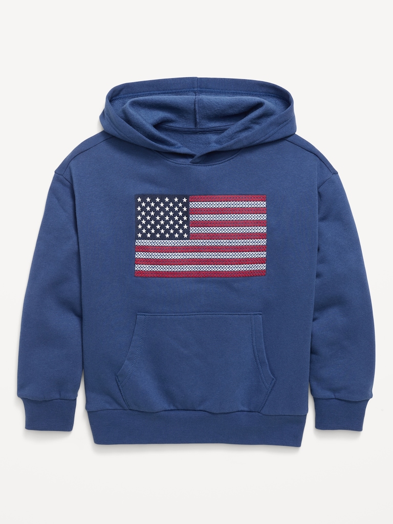 Favorite Fleece Oversized Graphic Pullover Hoodie for Boys