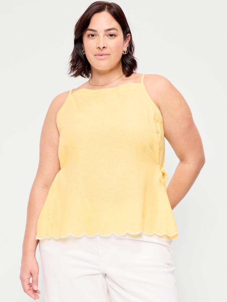 Apron Side-Tie Tank Top