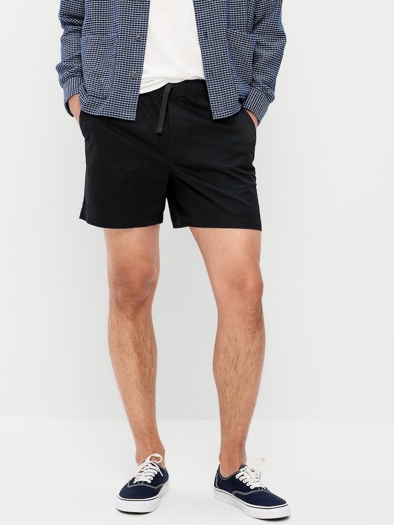 Twill Jogger Shorts -- 5-inch inseam