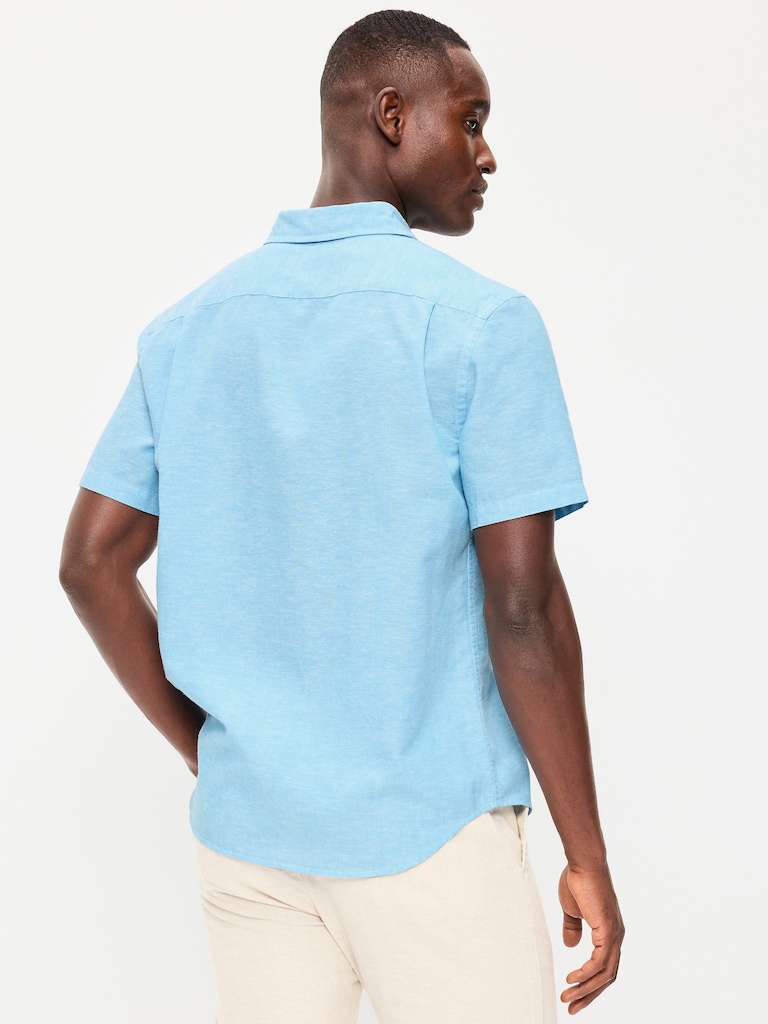 Classic Fit Everyday Linen-Blend Shirt