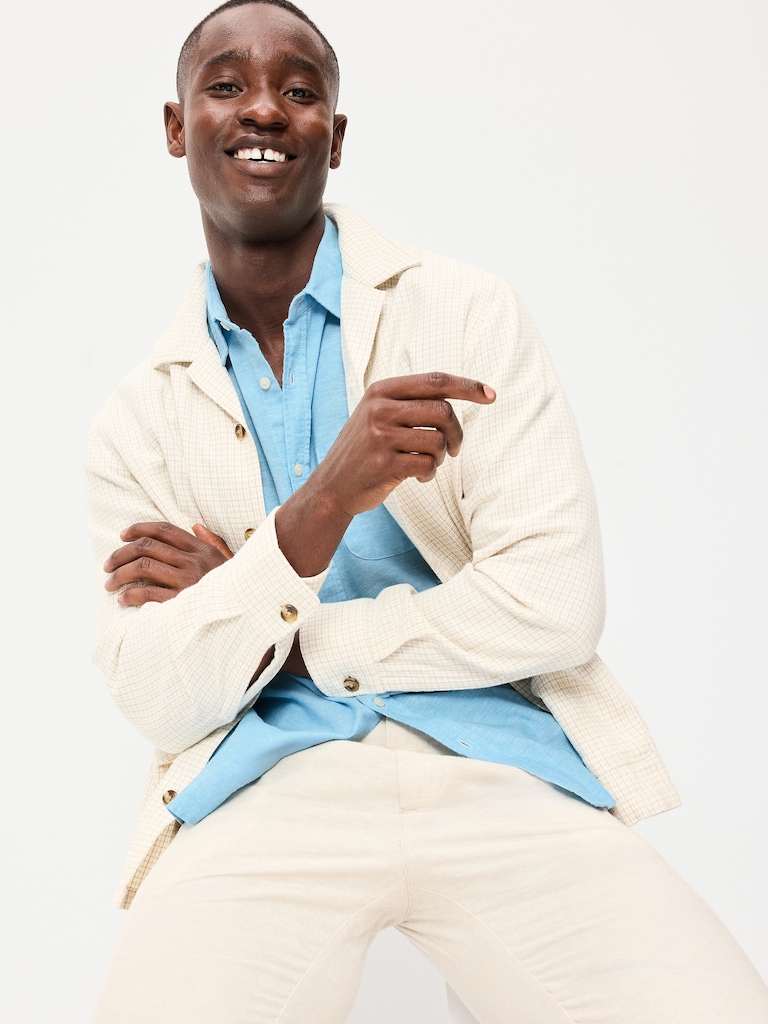 Classic Fit Everyday Linen-Blend Shirt