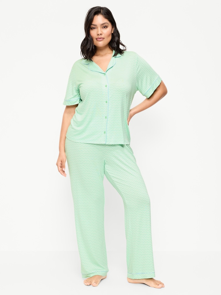 Sunday Sleep Knit Jersey Pant Set