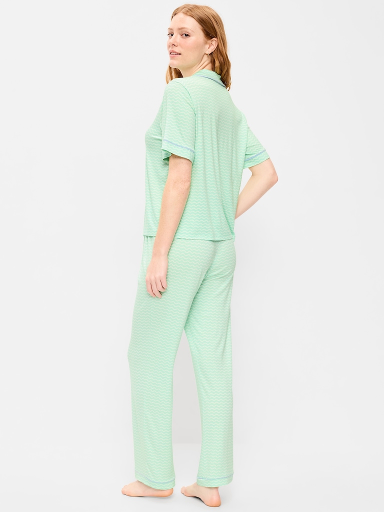 Sunday Sleep Knit Jersey Pant Set