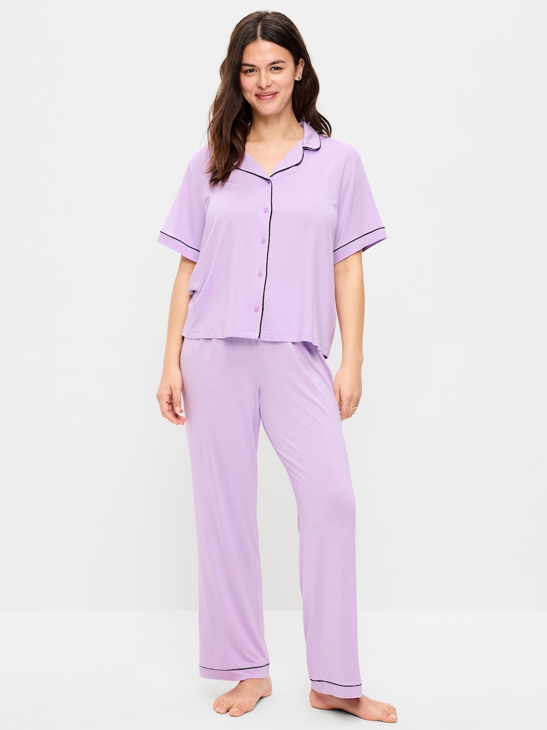 Sunday Sleep Knit Jersey Pant Set