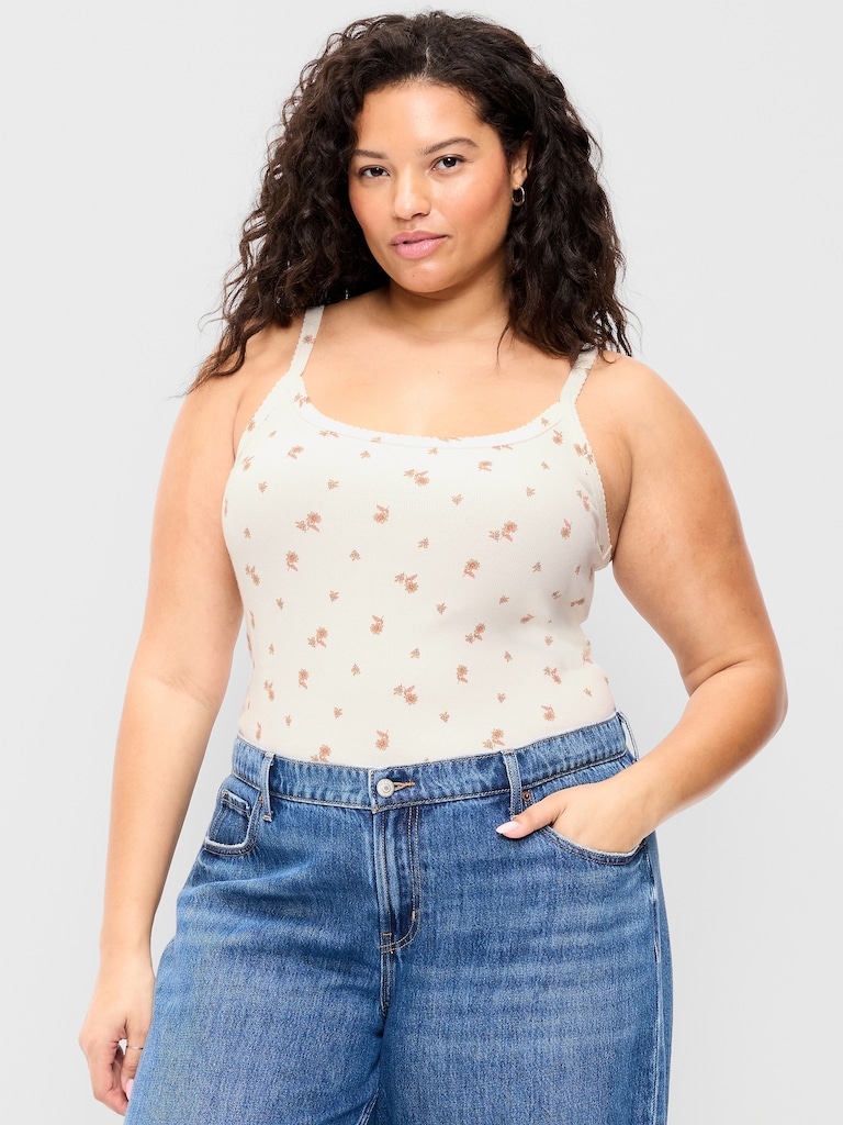 Pointelle Cami Tank Top