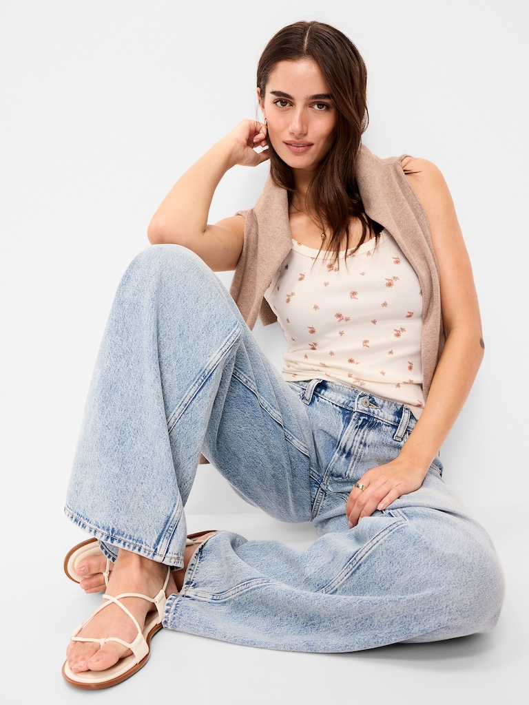 Pointelle Cami Tank Top