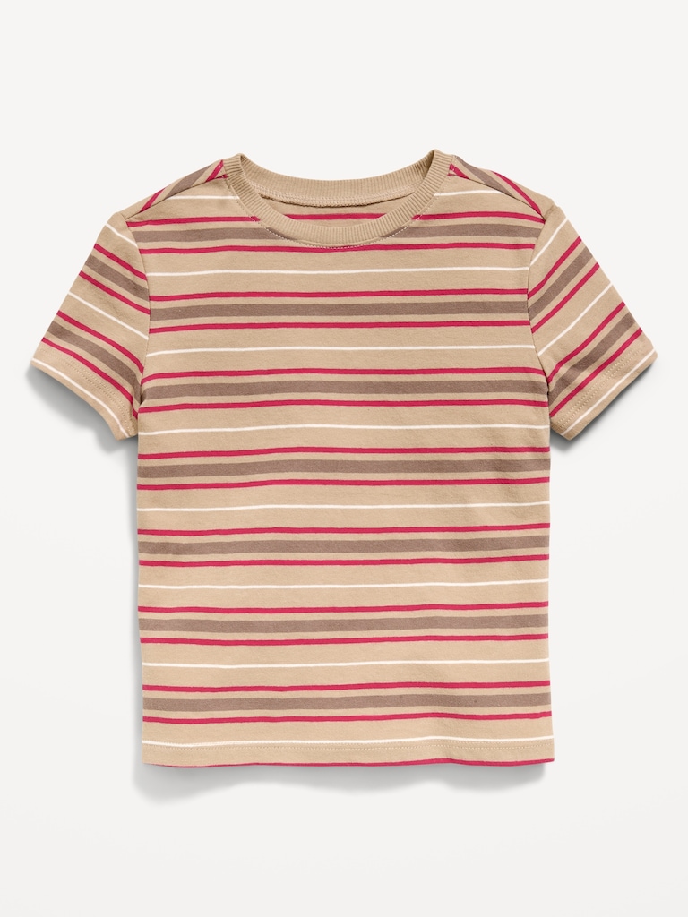 Short-Sleeve Striped T-Shirt for Toddler Boys