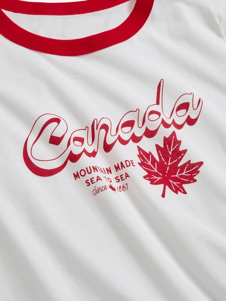 EveryWear Graphic Ringer T-Shirt