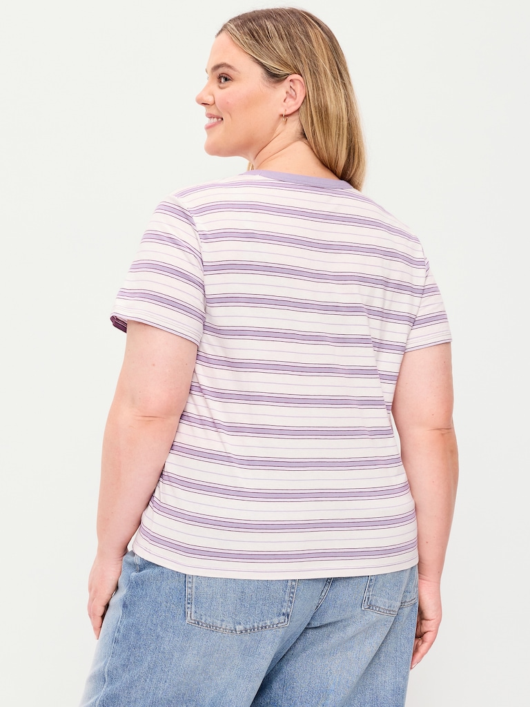 EveryWear Crew-Neck Striped T-Shirt