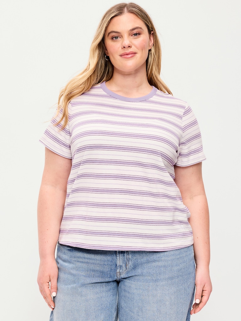 EveryWear Crew-Neck Striped T-Shirt