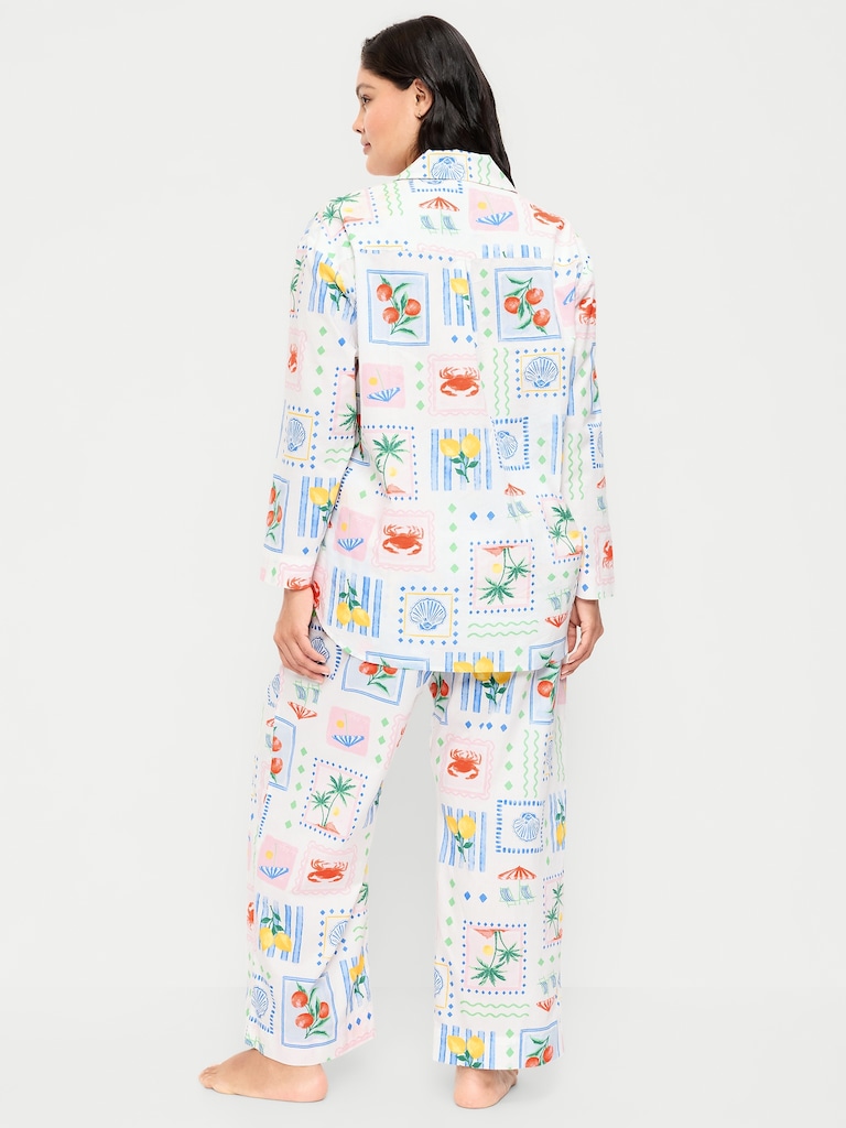 Poplin Pajama Pant Set
