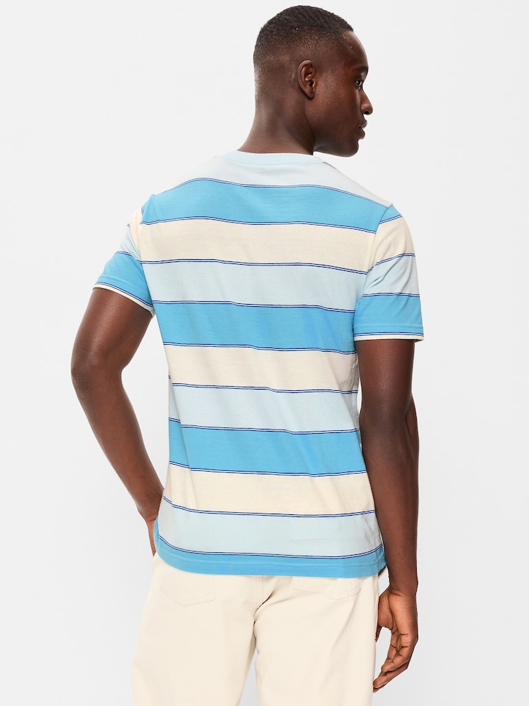 Crew-Neck Striped T-Shirt