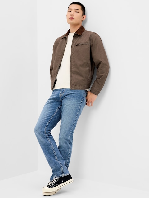 Cropped Canvas Barn Jacket