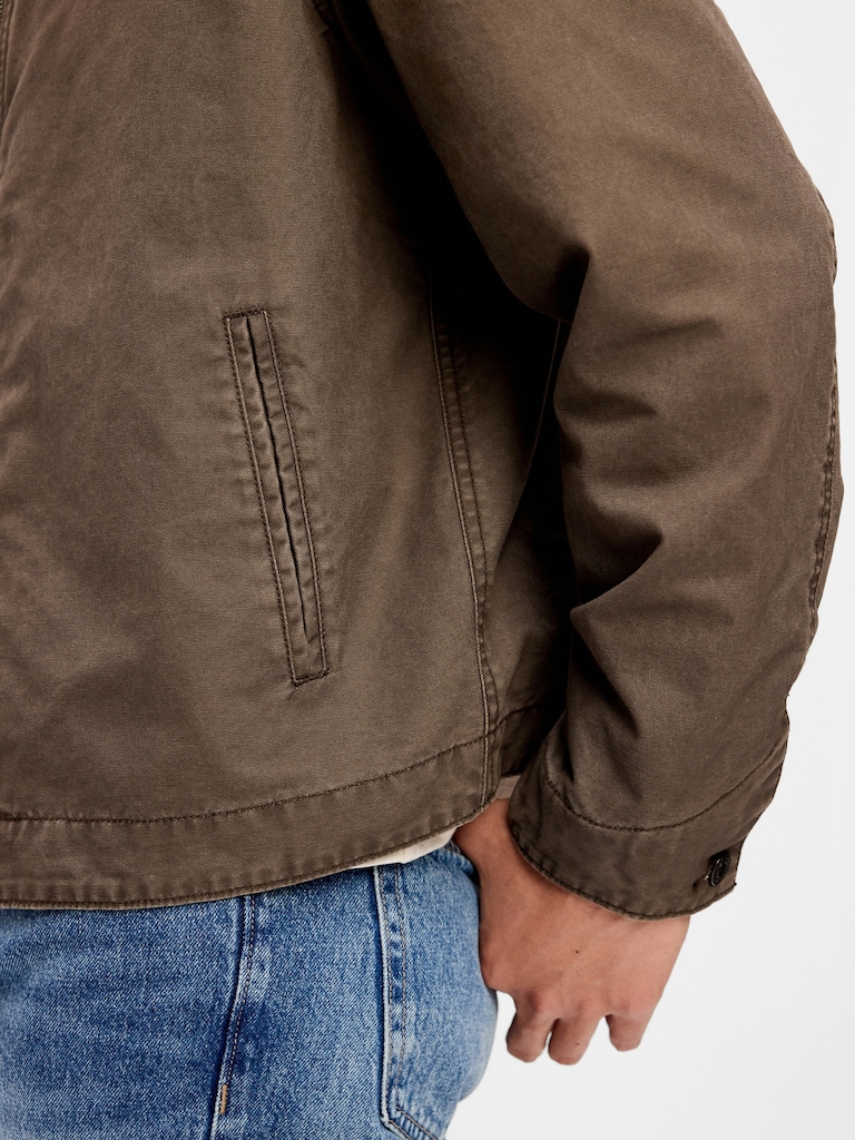 Cropped Canvas Barn Jacket