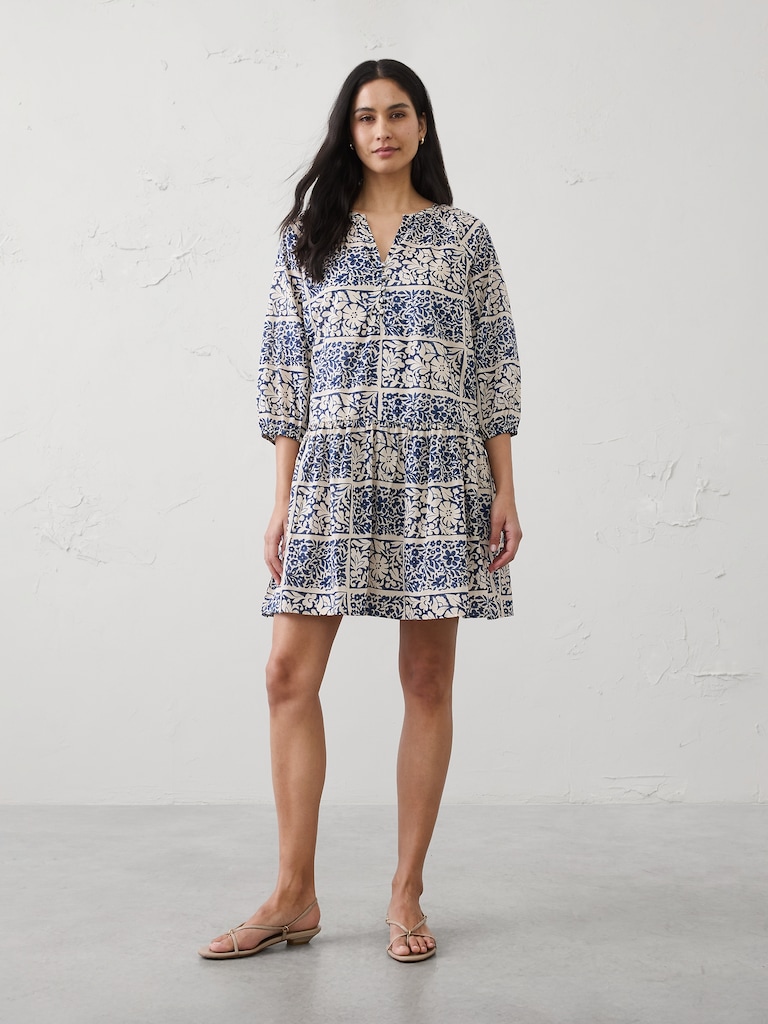 Tiered Above-Knee Dress