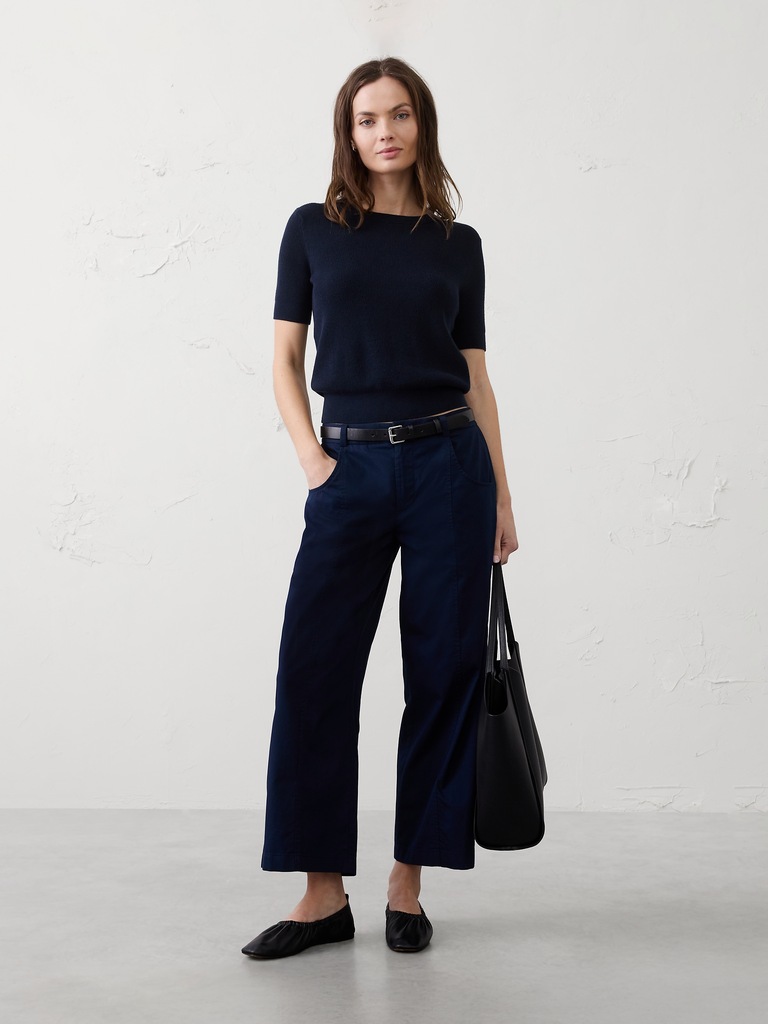 Textured Sweater T-Shirt