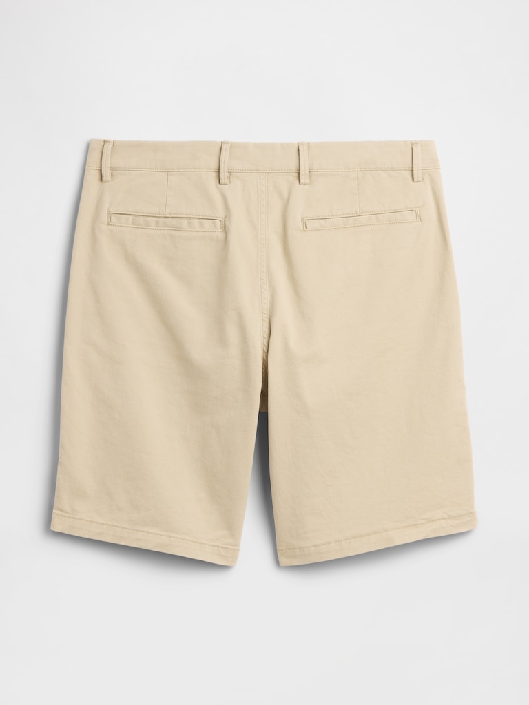 9" Essential Khaki Shorts