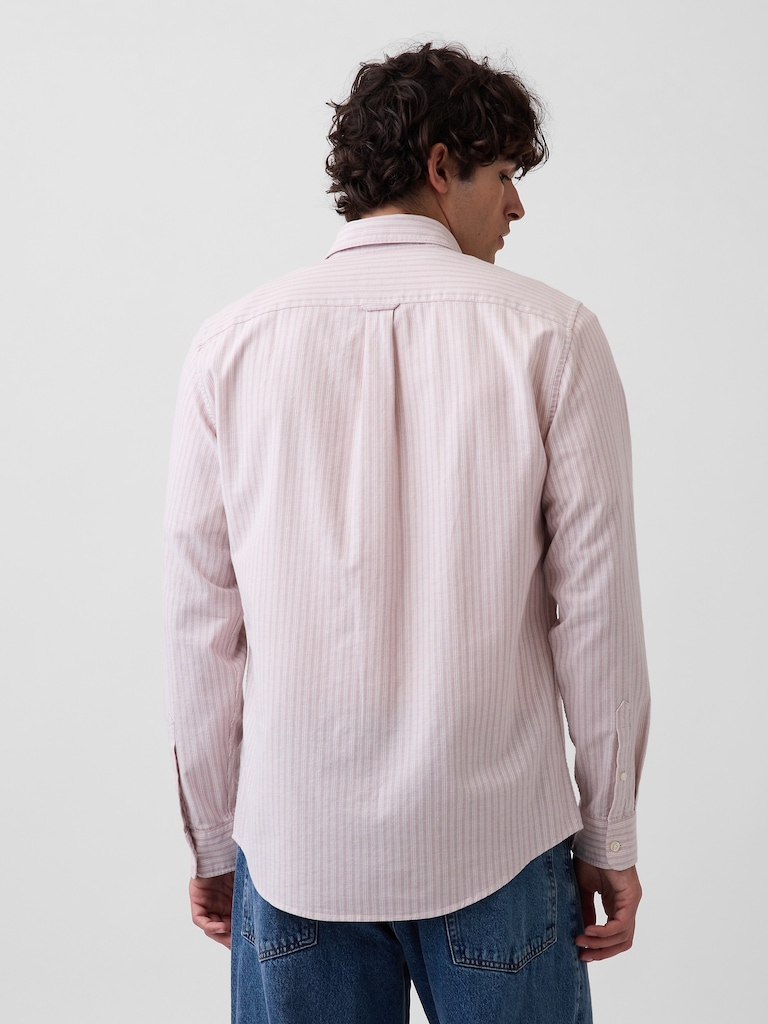 Plaid Oxford Button-Down Shirt