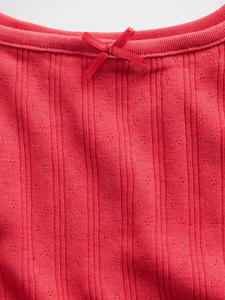 Kids Pointelle Tank Top