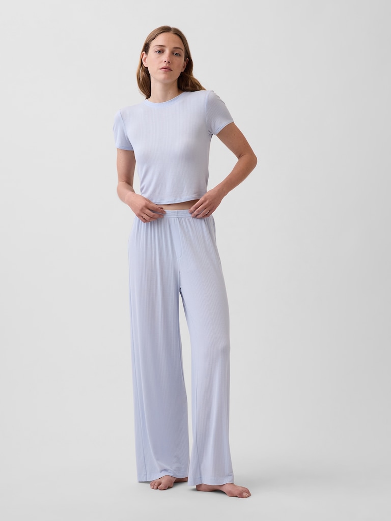 Softest UltraFine Rib Modal PJ T-Shirt