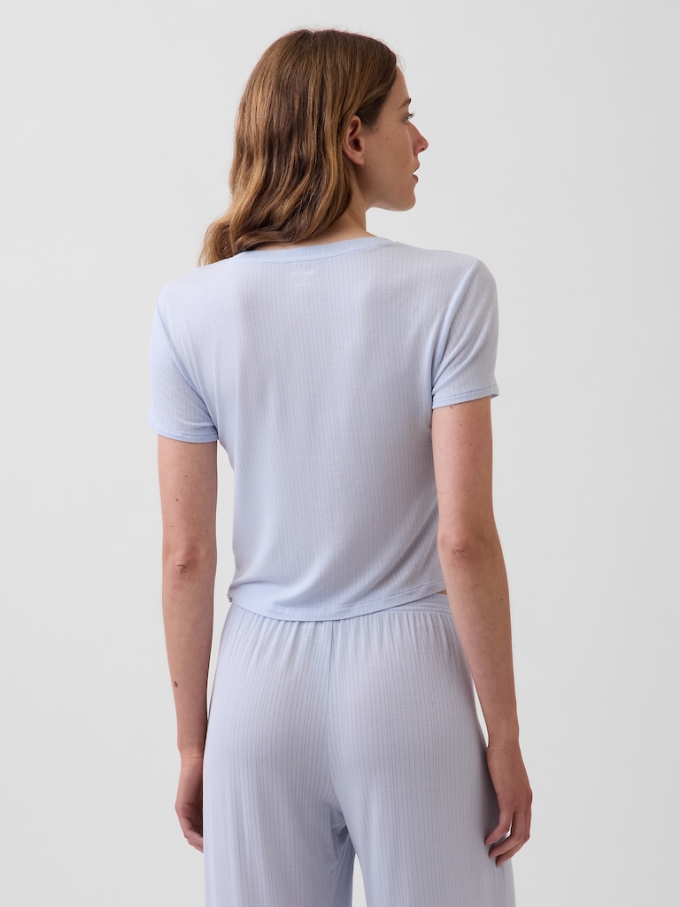 Softest UltraFine Rib Modal PJ T-Shirt